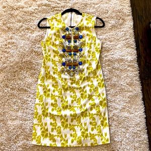 KAS New York embellished jewel dress sz 4